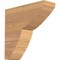 Ekena Millwork Crestline Smooth Rafter Tail, Western Red Cedar, 3 1/2"W x 12"H x 12"L RFT04X12X12CRE00SWR - alternate 1